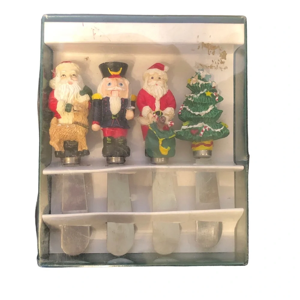 Boston Warehouse Christmas Butter & Cheese Spreaders